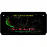 New Mexico Black Blank Rusty State License Plate 6" x 3" (BP)