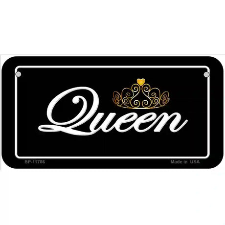 Queen Novelty License Plate 6" x 3" (BP)