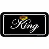 King Novelty License Plate 6" x 3" (BP)