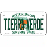 Tierra Verde Florida Novelty License Plate 6" x 3" (BP)