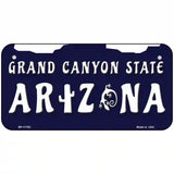 Arizona Grand Canyon State Novelty License Plate 6" x 3" (BP)