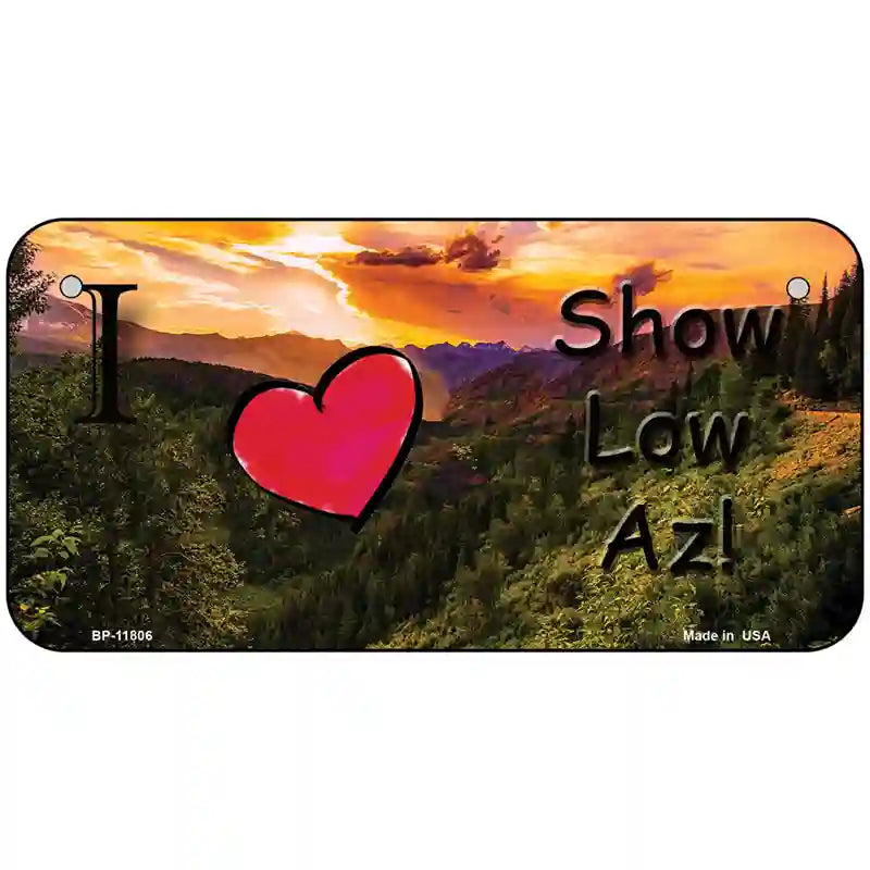 Show Low Valley Arizona Novelty License Plate 6" x 3" (BP)