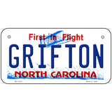 Grifton North Carolina Novelty License Plate 6" x 3" (BP)