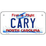 Cary North Carolina Novelty License Plate 6" x 3" (BP)