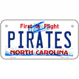 Pirates North Carolina Novelty License Plate 6" x 3" (BP)