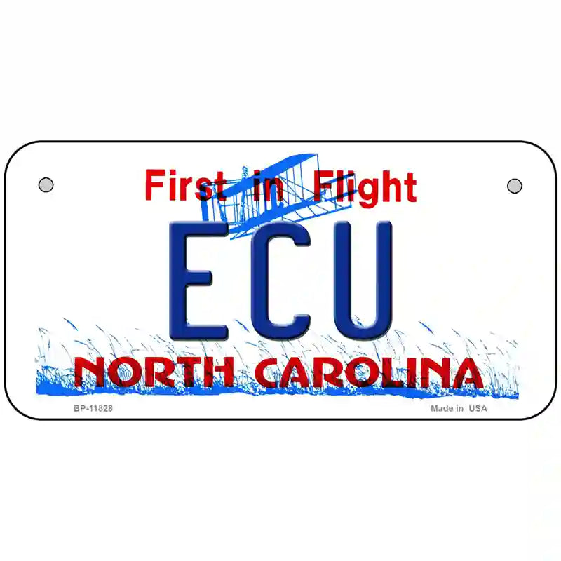 ECU North Carolina Novelty License Plate 6" x 3" (BP)