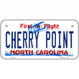 Cherry Point North Carolina Novelty License Plate 6" x 3" (BP)