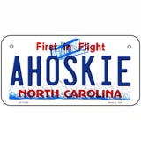 Ahoskie North Carolina Novelty License Plate 6" x 3" (BP)