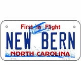 New Bern North Carolina Novelty License Plate 6" x 3" (BP)