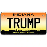 Trump Indiana Novelty License Plate 6" x 3" (BP)