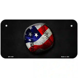 American Baseball Novelty Metal License Plate 6" x 3" (BP)