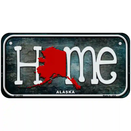 Alaska Home State Outline Novelty License Plate 6" x 3" (BP)