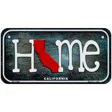 California Home State Outline Novelty License Plate 6" x 3" (BP)