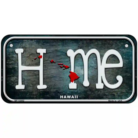 Hawaii Home State Outline Novelty License Plate 6" x 3" (BP)