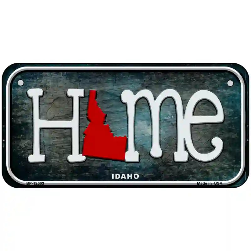 Idaho Home State Outline Novelty License Plate 6" x 3" (BP)