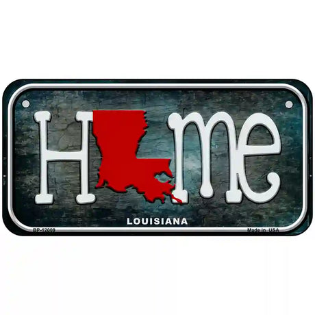 Louisiana Home State Outline Novelty License Plate 6" x 3" (BP)