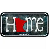 Minnesota Home State Outline Novelty License Plate 6" x 3" (BP)