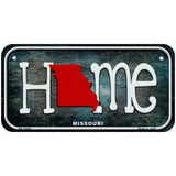 Missouri Home State Outline Novelty License Plate 6" x 3" (BP)