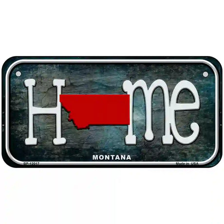 Montana Home State Outline Novelty License Plate 6" x 3" (BP)