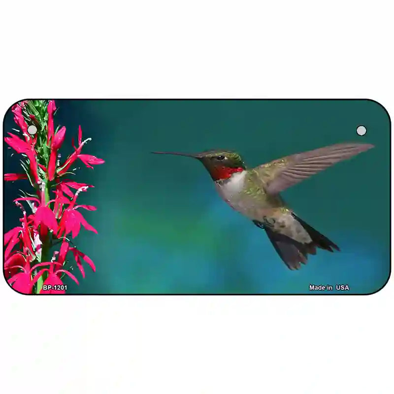 Humming Bird Novelty Metal License Plate 6" x 3" (BP)