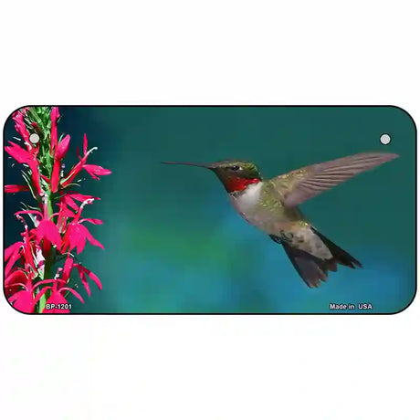 Humming Bird Novelty Metal License Plate 6" x 3" (BP)