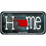 Oklahoma Home State Outline Novelty License Plate 6" x 3" (BP)