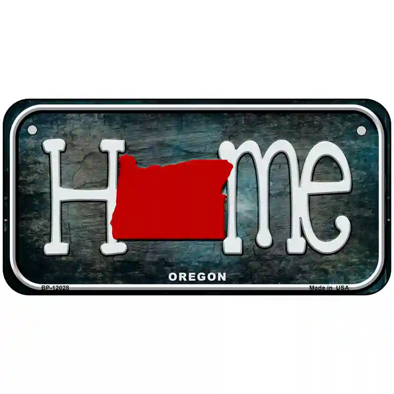 Oregon Home State Outline Novelty License Plate 6" x 3" (BP)