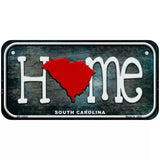 South Carolina Home State Outline Novelty License Plate 6" x 3" (BP)