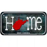 West Virginia Home State Outline Novelty License Plate 6" x 3" (BP)