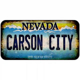 Nevada Carson City Novelty Metal License Plate 6" x 3" (BP)