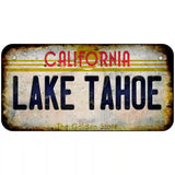 California Lake Tahoe Novelty Metal License Plate 6" x 3" (BP)