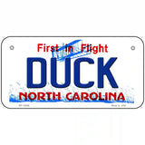 Duck North Carolina State Novelty Metal License Plate 6" x 3" (BP)