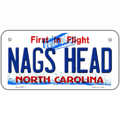 Nags Head North Carolina State Novelty Metal License Plate 6" x 3" (BP)