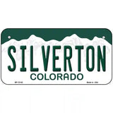 Silverton Colorado Novelty Metal License Plate 6" x 3" (BP)