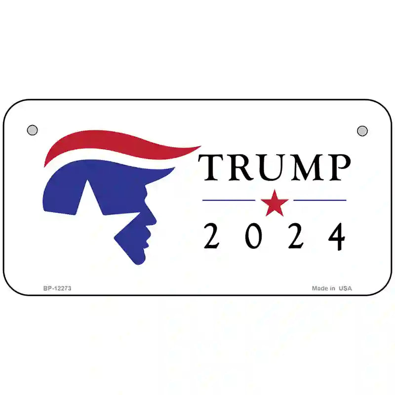 Trump 2024 Novelty Metal License Plate LP-12273 6" x 3" (BP)