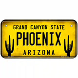 Arizona Phoenix Novelty Metal License Plate 6" x 3" (BP)