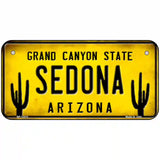 Arizona Sedona Novelty Metal License Plate 6" x 3" (BP)