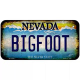 Bigfoot Nevada Novelty Metal License Plate 6" x 3" (BP)