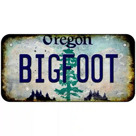 Bigfoot Oregon Novelty Metal License Plate 6" x 3" (BP)