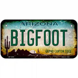 Bigfoot Arizona Novelty Metal License Plate 6" x 3" (BP)