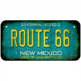 Route 66 New Mexico Novelty Metal License Plate Tag LP-12508 6" x 3" (BP)