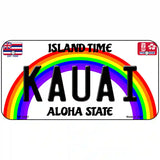 Kauai Hawaii Novelty Metal License Plate 6" x 3" (BP)