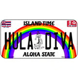 Hula Diva Hawaii Novelty Metal License Plate 6" x 3" (BP)