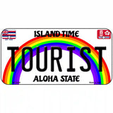 Tourist Hawaii Novelty Metal License Plate 6" x 3" (BP)