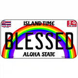 Blessed Hawaii Novelty Metal License Plate 6" x 3" (BP)