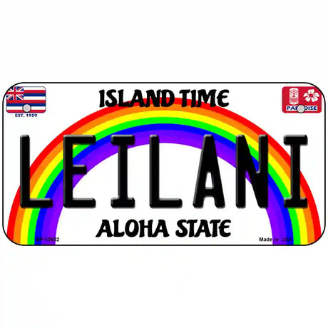 Leilani Hawaii Novelty Metal License Plate 6" x 3" (BP)