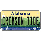 Crimson Tide Novelty Metal License Plate 6" x 3" (BP)