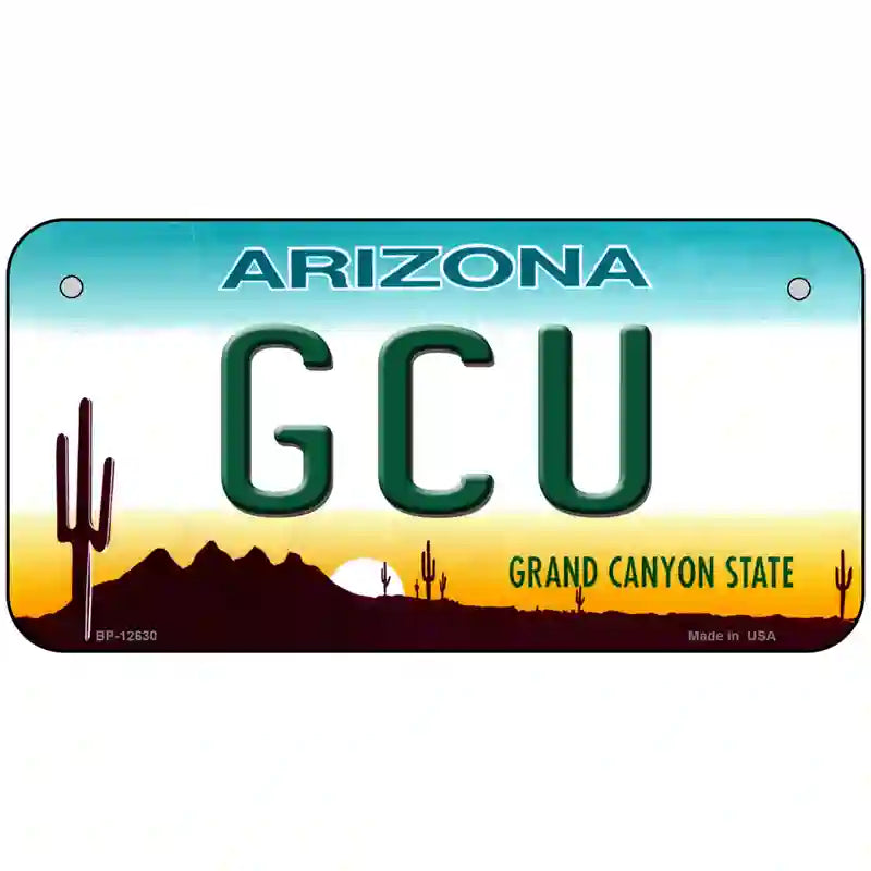 Grand Canyon Univ Novelty Metal License Plate 6" x 3" (BP)