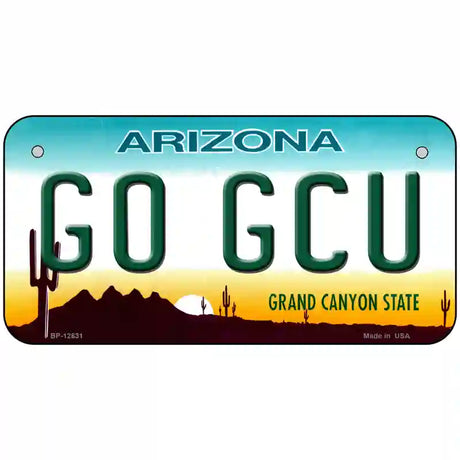 Go Grand Canyon Univ Novelty Metal License Plate 6" x 3" (BP)