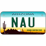 Northern Arizona Univ Novelty Metal License Plate 6" x 3" (BP)